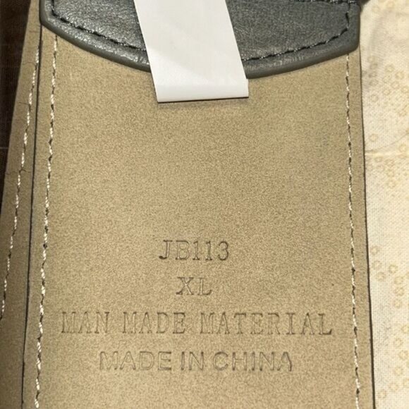 Grey Braided XL Belt With Adjustable Buckle - Picture 4 of 7